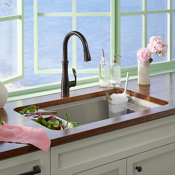 KOHLER | K-560 | Bellera Single-Handle Kitchen Sink Faucet